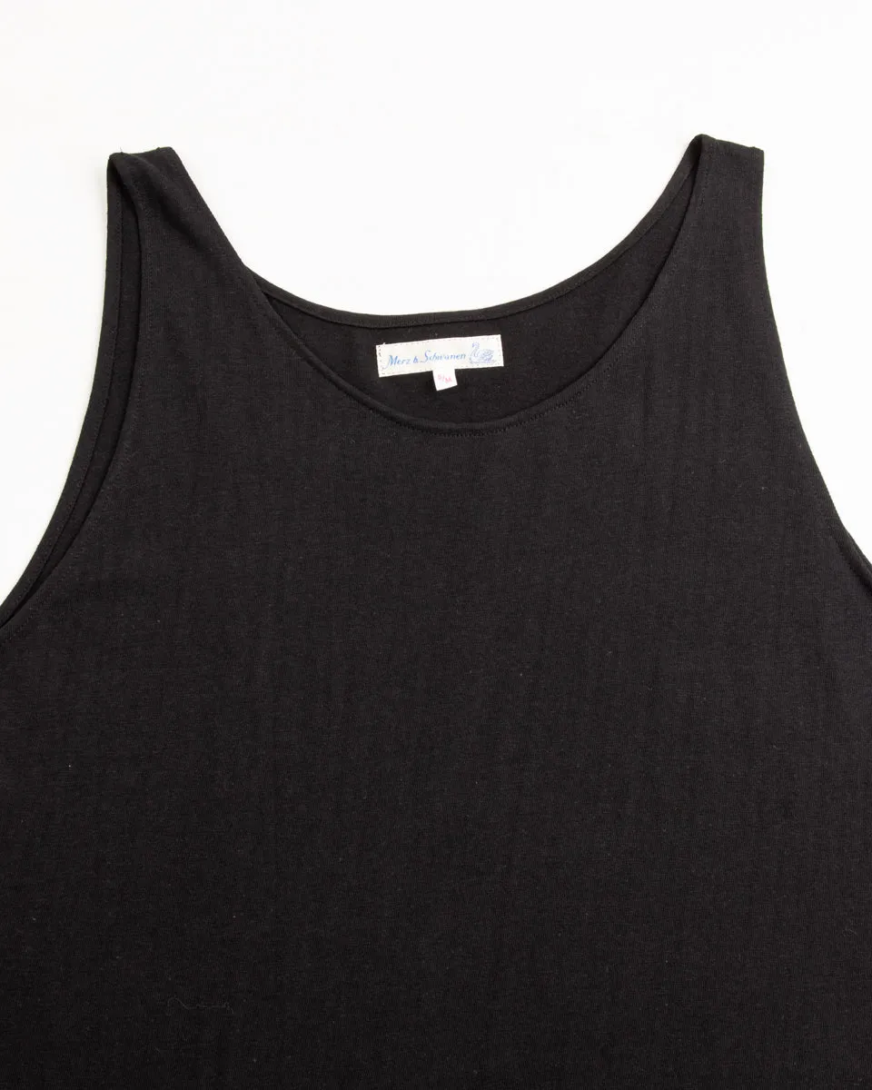 136 Loopwheeled 5.5 oz Singlet - Black