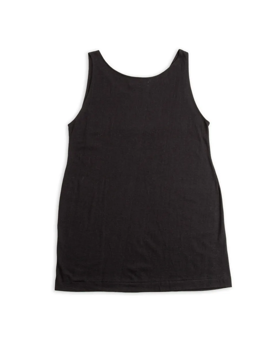 136 Loopwheeled 5.5 oz Singlet - Black