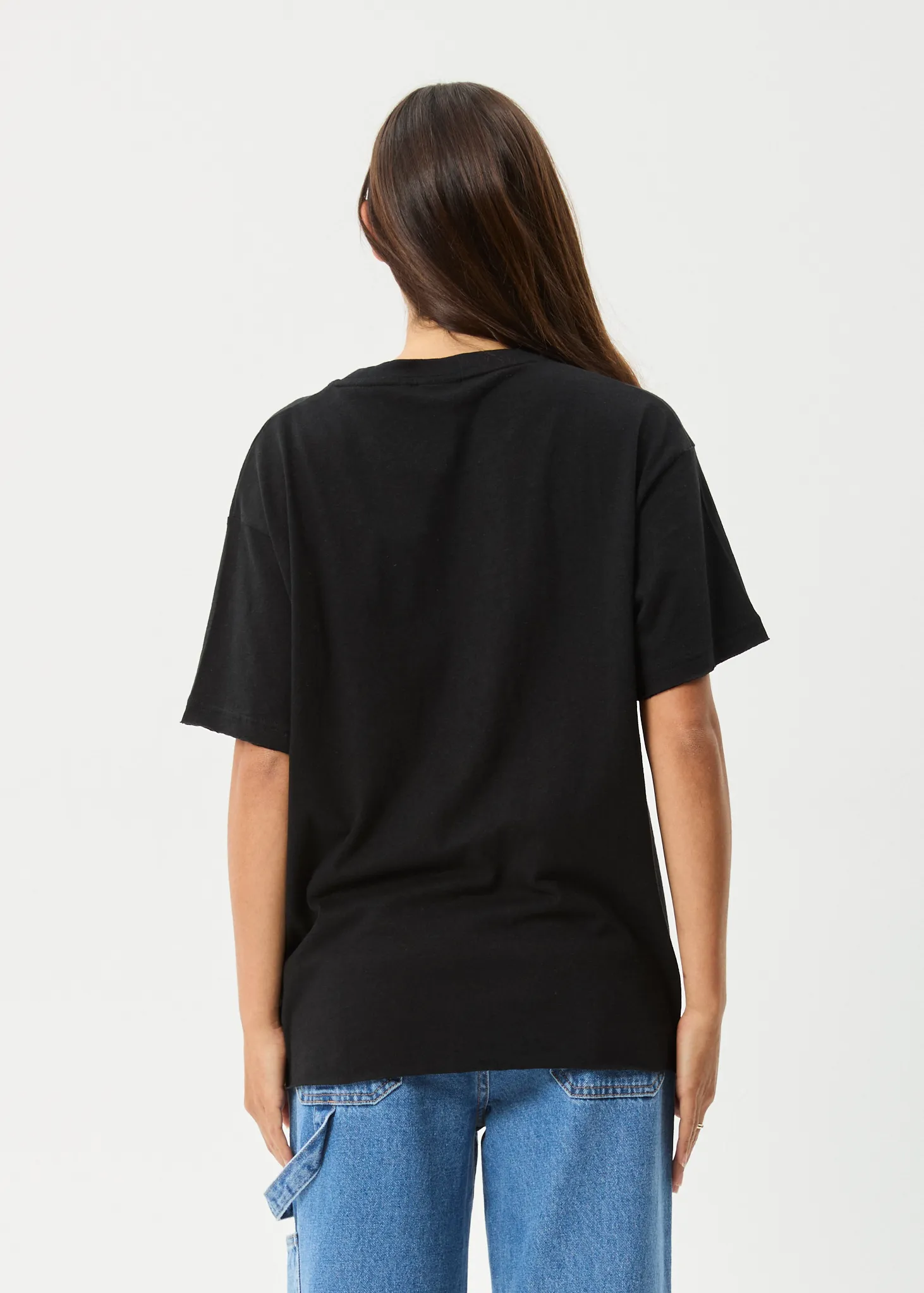 AFENDS Womens Butterfluer - Oversized Tee - Black