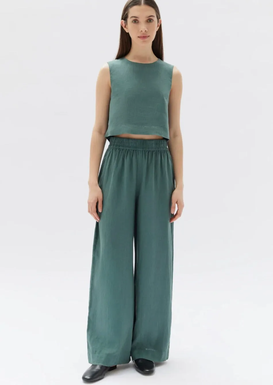 Assembly Label Nilsa Pant Lagoon