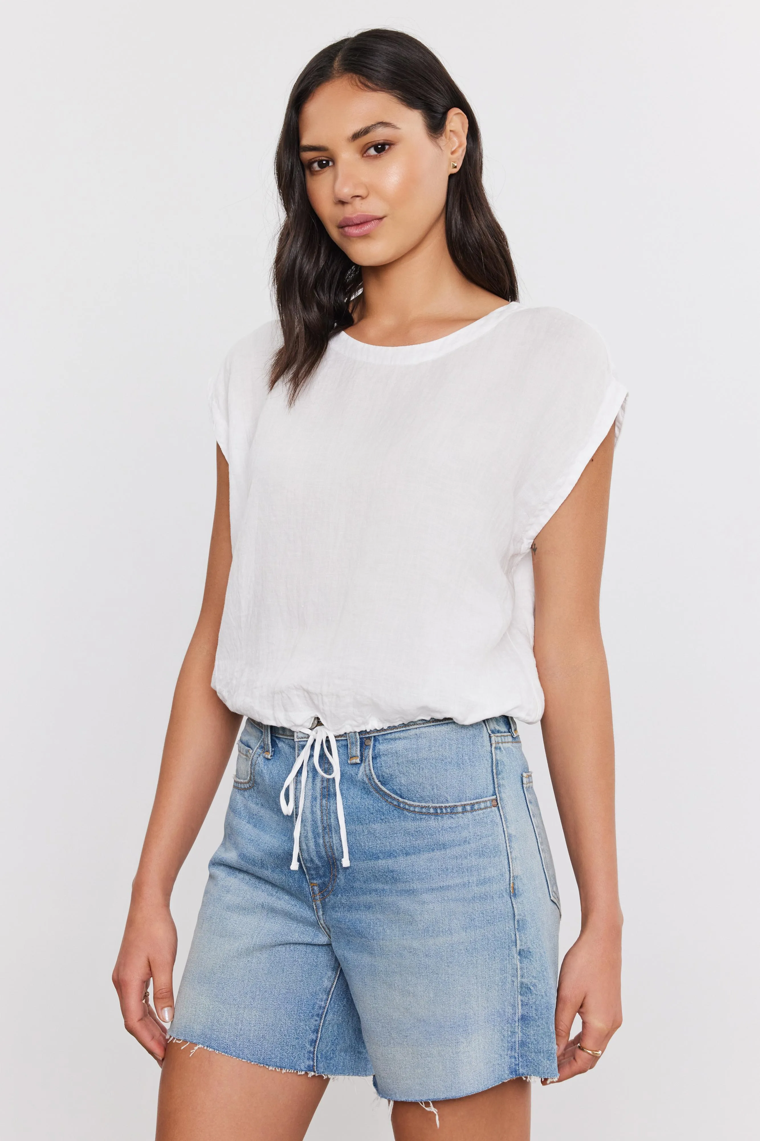 BAYLA LINEN TOP