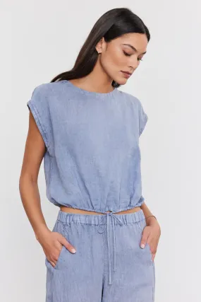 BAYLA LINEN TOP