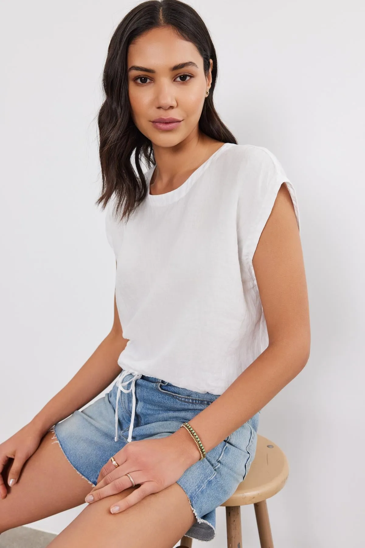 BAYLA LINEN TOP