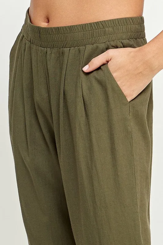 Beach Mode Linen Blend Pant