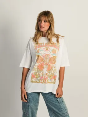 BILLABONG LOVE IS ALL T-SHIRT - CRYSTAL