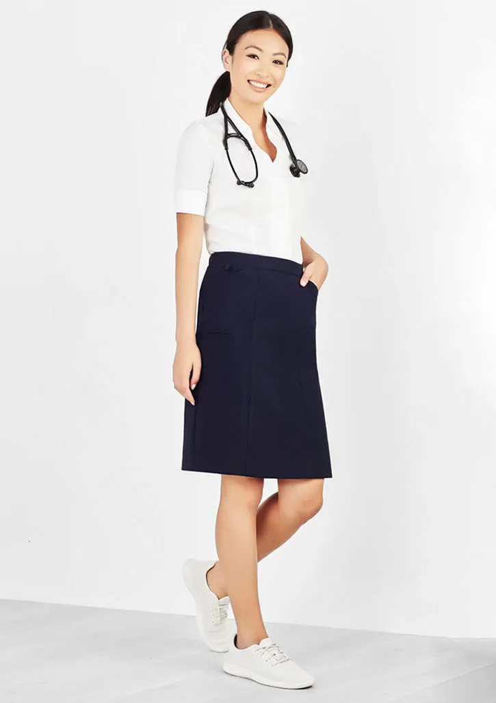 Biz Care Womens Comfort Waist Cargo Skirt (CL956LS)