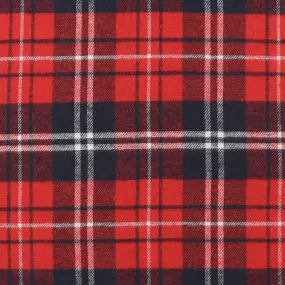 Brushed Cotton Plaid - NOAH - 016 - Red