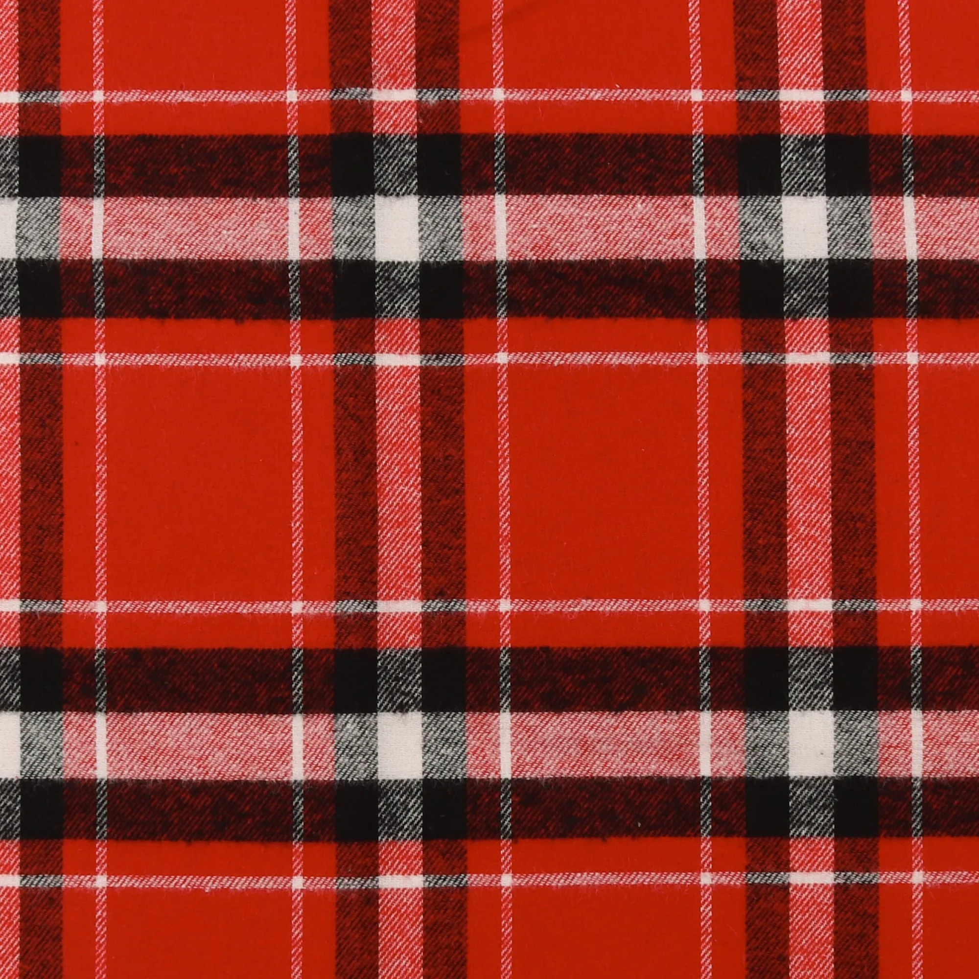 Brushed Cotton Plaid - NOAH - 020 - Red