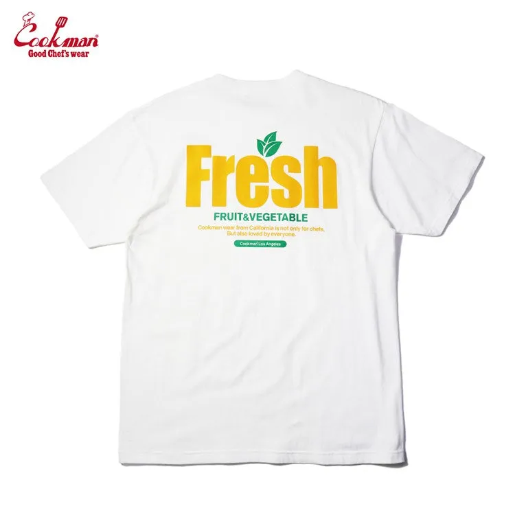 Cookman T-shirts - Fresh : White