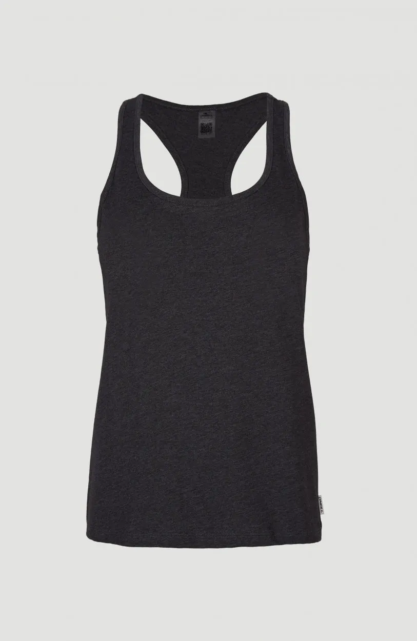 Essentials Racer Back Tanktop | Black Out