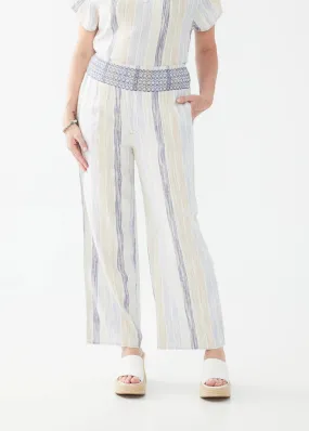 FDJ - SPACE DYE STRIPE PULL ON PANT