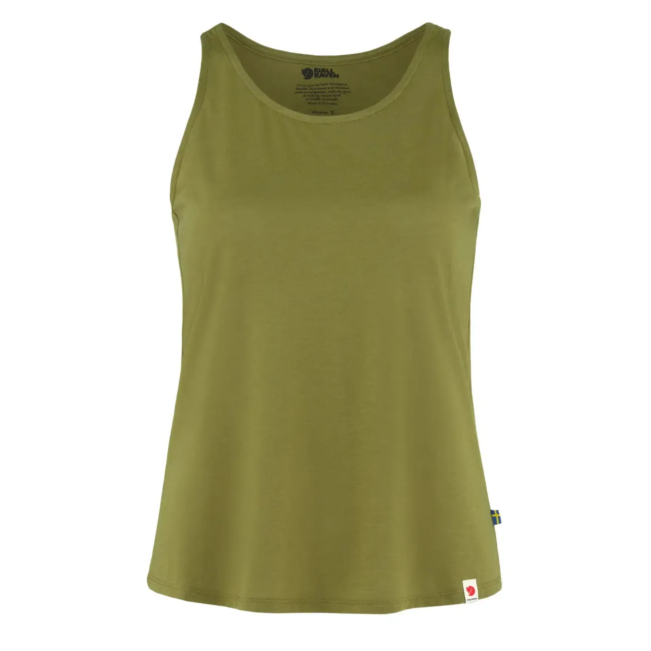 Fjallraven Womens High Coast Lite Tank Top Moss Green