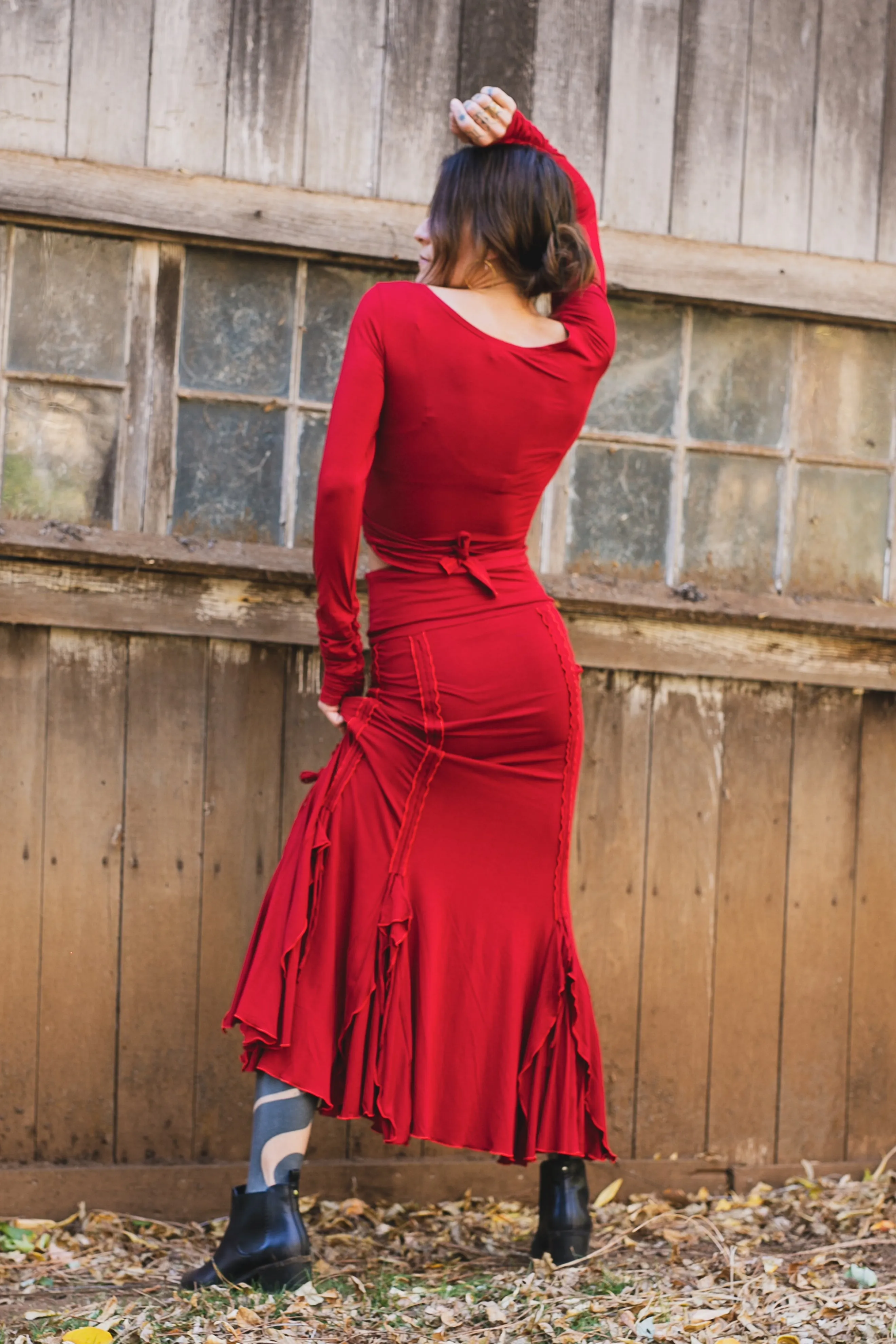 Flamenco Skirts - Red