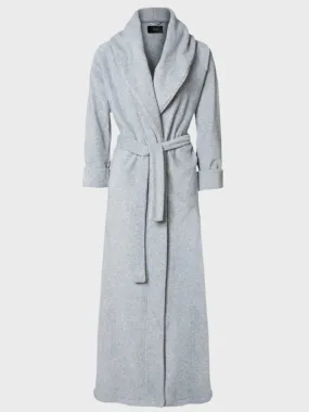 Fleece Bathrobe MOUNT EVEREST - light grey