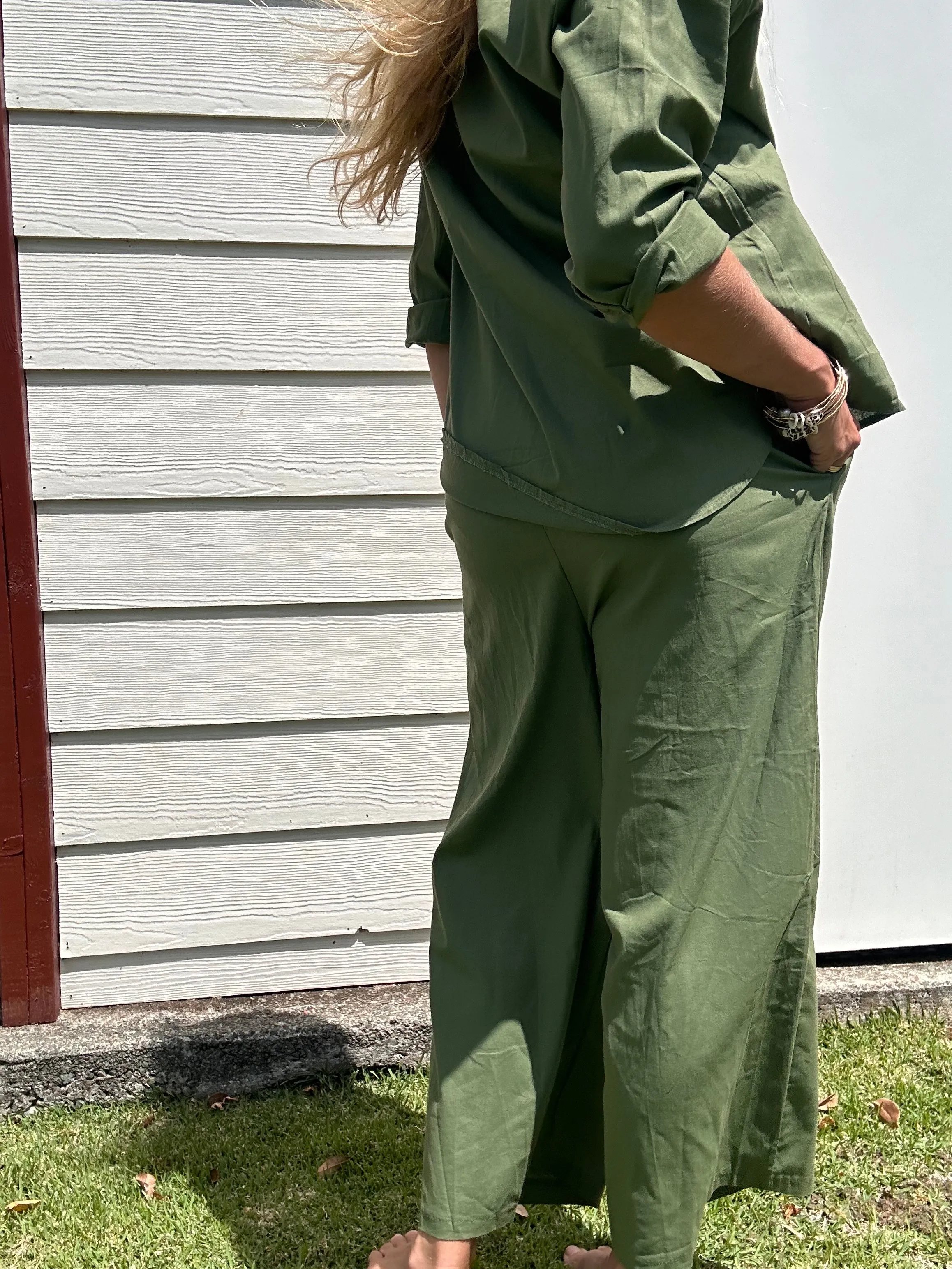 Free as a Bird linen pant