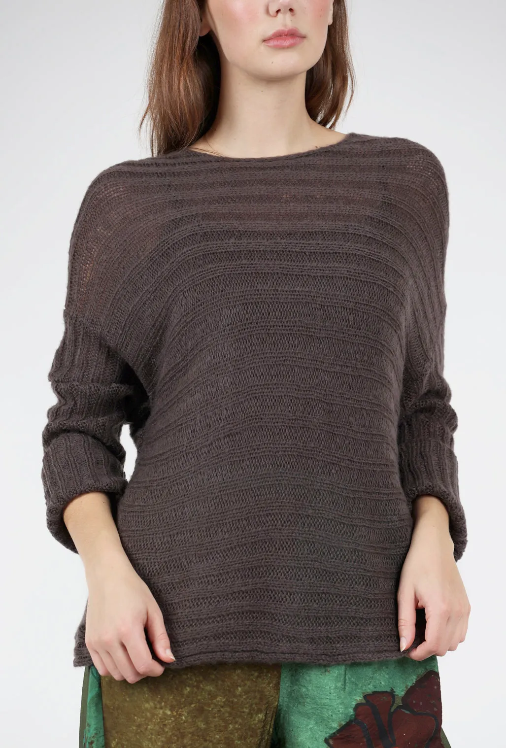 Gemma Sweater, Dark Roast