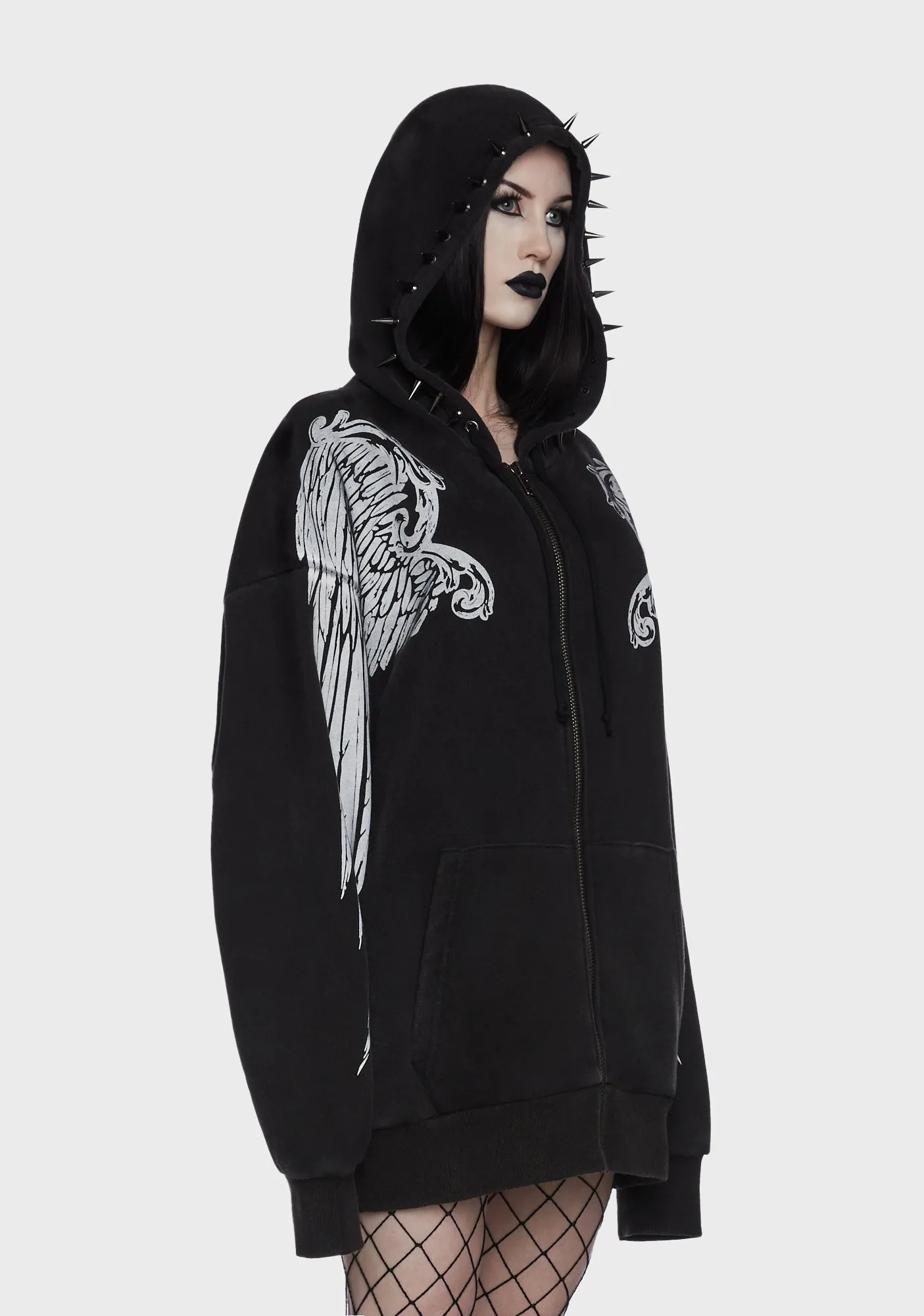 Hidden Guardian Zip-Up Hoodie