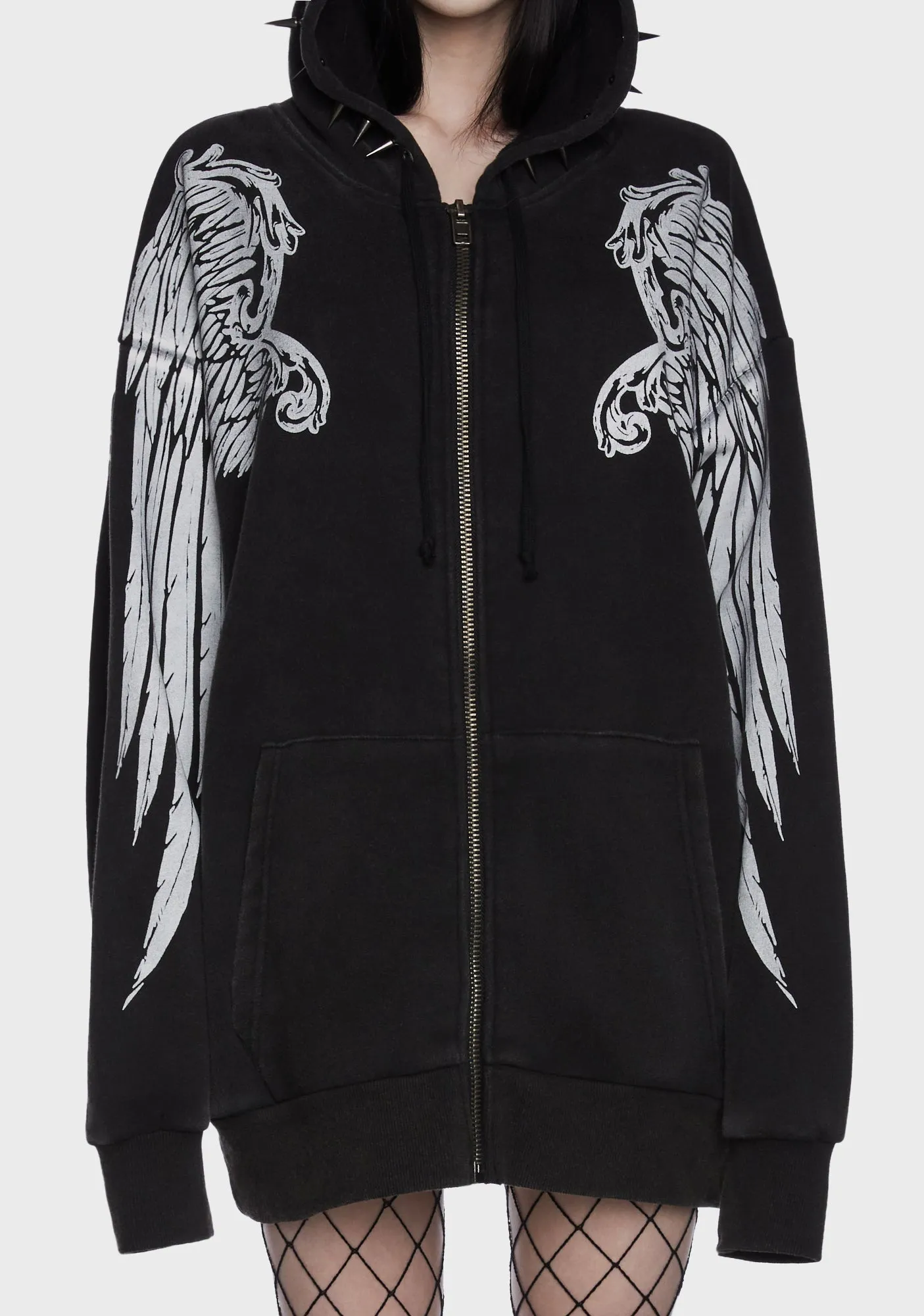 Hidden Guardian Zip-Up Hoodie