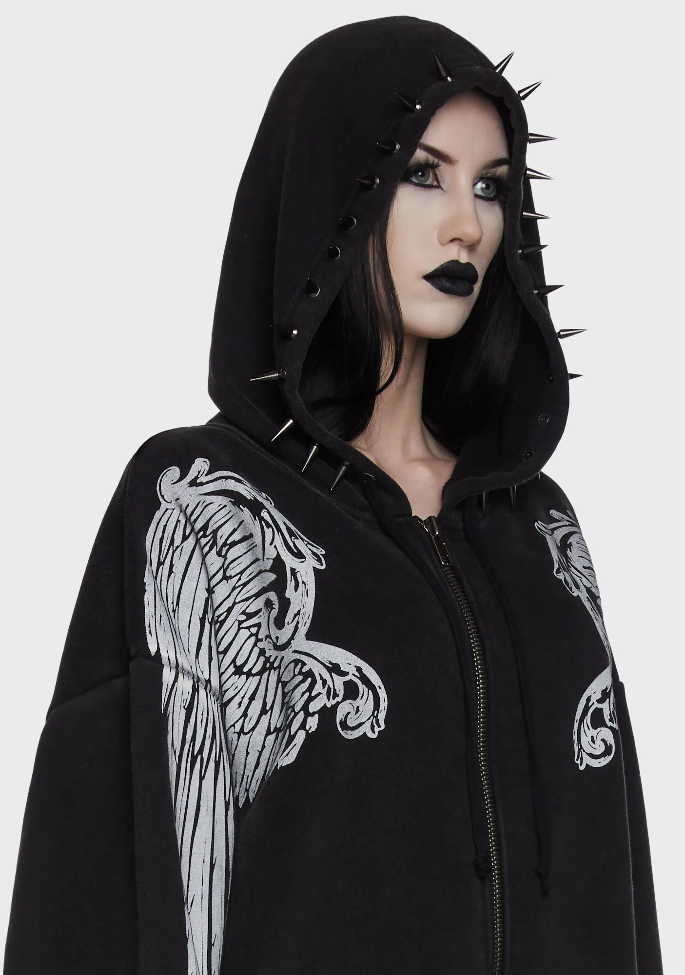 Hidden Guardian Zip-Up Hoodie