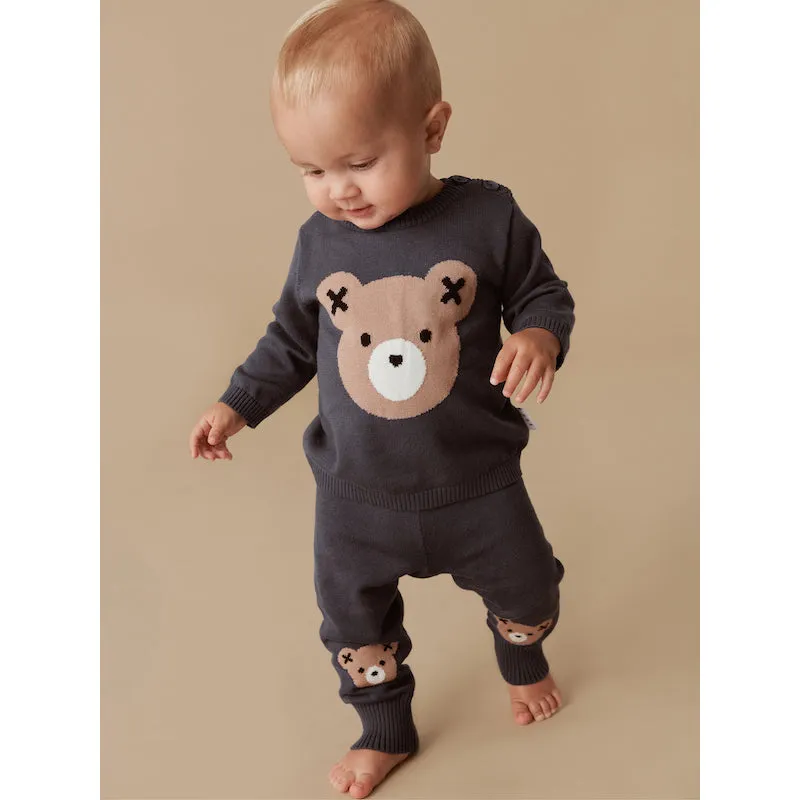 Huxbaby Huxbear Head Knit Jumper