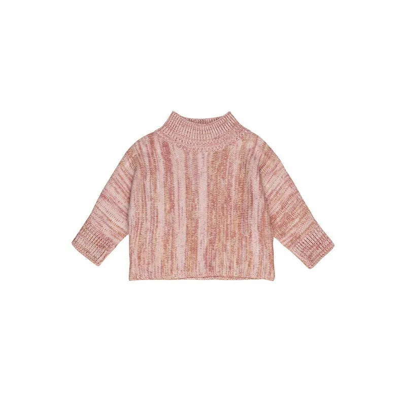 Huxbaby Oat Rose Marl Knit Jumper