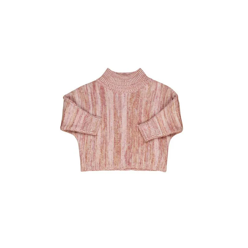 Huxbaby Oat Rose Marl Knit Jumper