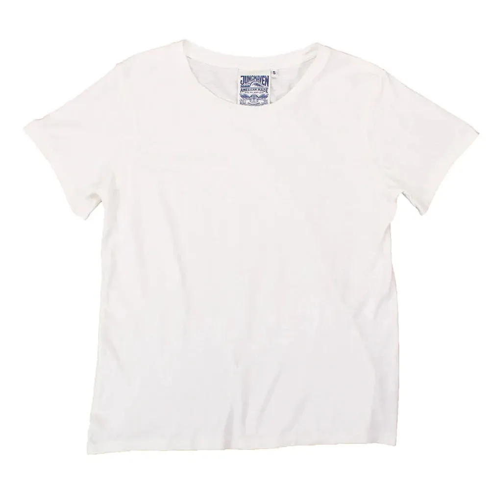 Jungmaven | Ojai Tee in Washed White