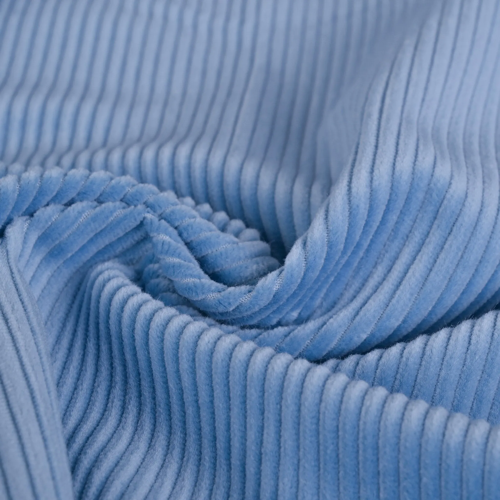 Light Blue Corduroy Fabric 4746