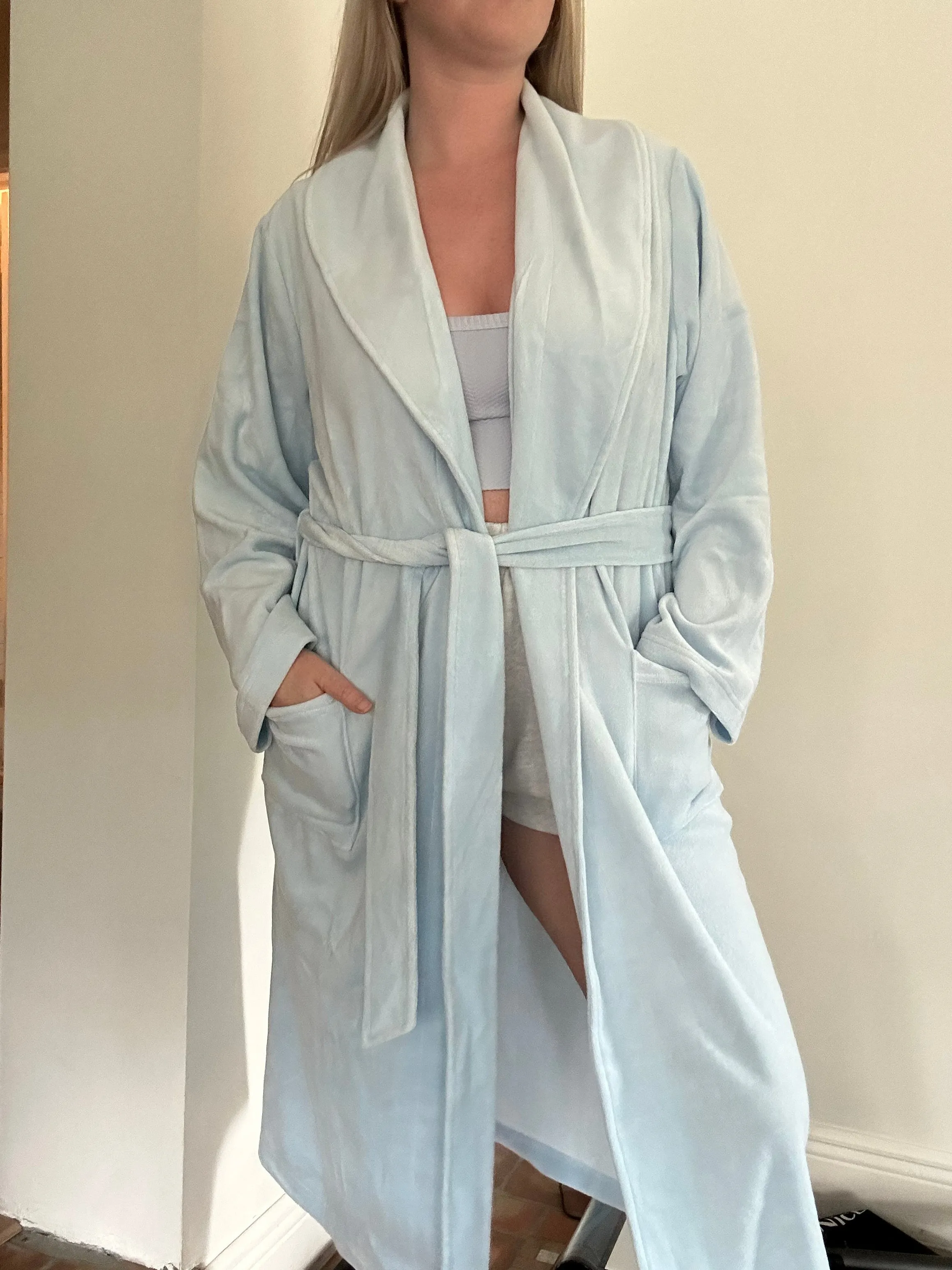 Light Blue Dream Hotel Robe