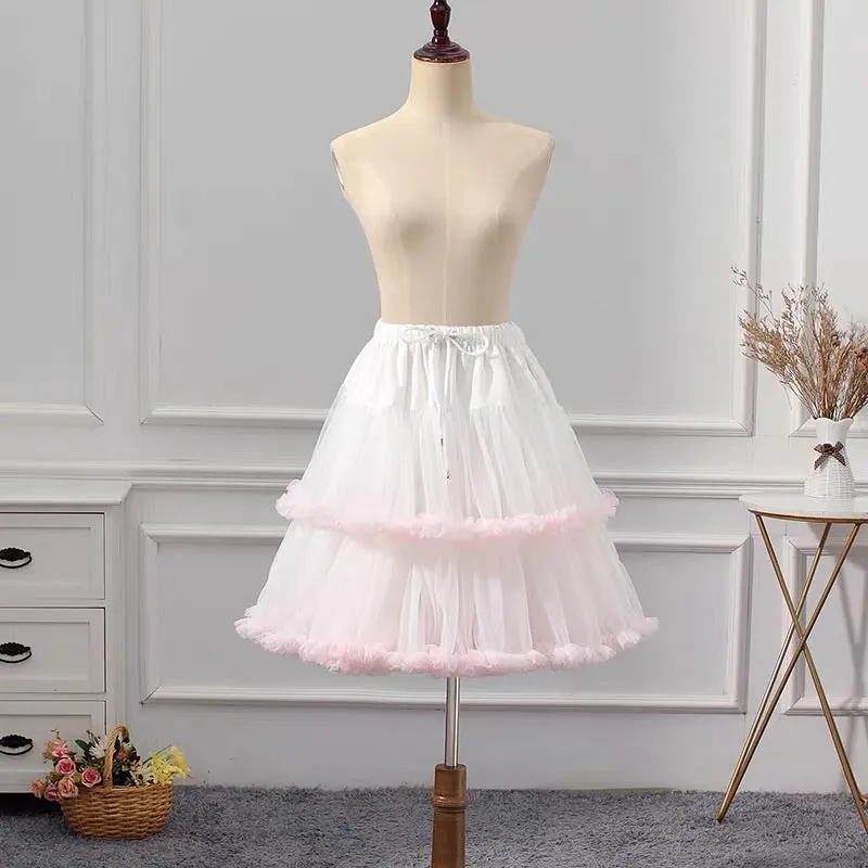 Marshmallow Cloud bustles puff skirt