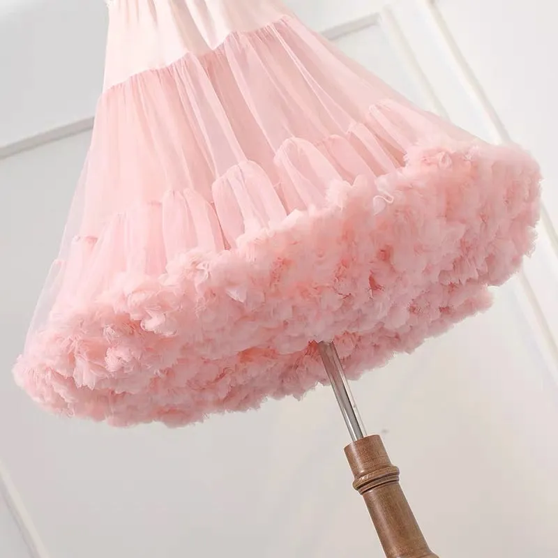 Marshmallow Cloud bustles puff skirt