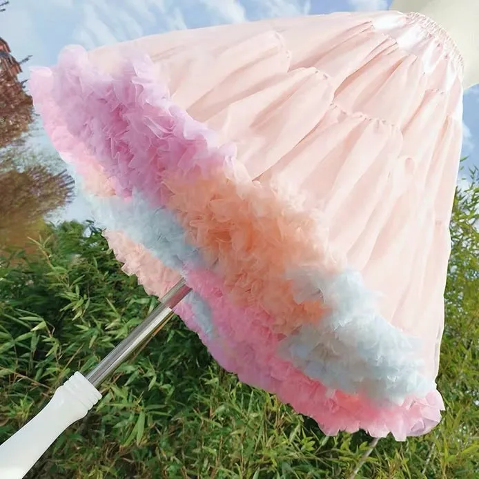 Marshmallow Cloud bustles puff skirt