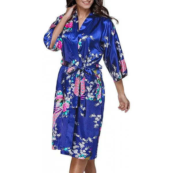 Medium Length Womens Robes - 2 to 18 - Floral Bride & Bridesmaid Robes