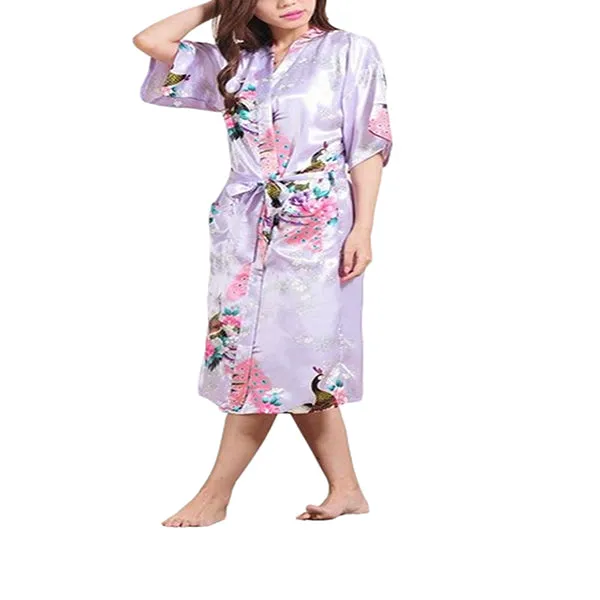 Medium Length Womens Robes - 2 to 18 - Floral Bride & Bridesmaid Robes