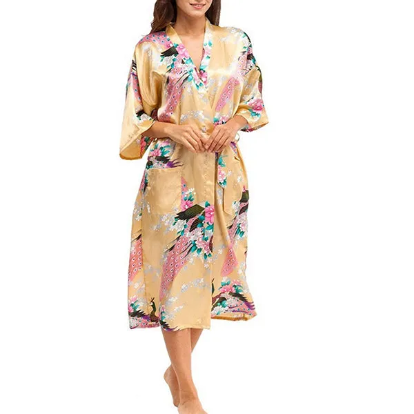 Medium Length Womens Robes - 2 to 18 - Floral Bride & Bridesmaid Robes