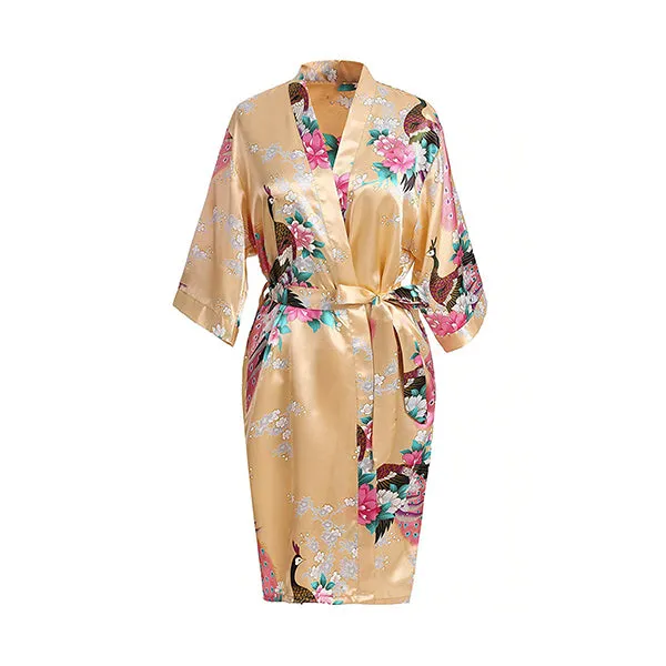 Medium Length Womens Robes - 2 to 18 - Floral Bride & Bridesmaid Robes