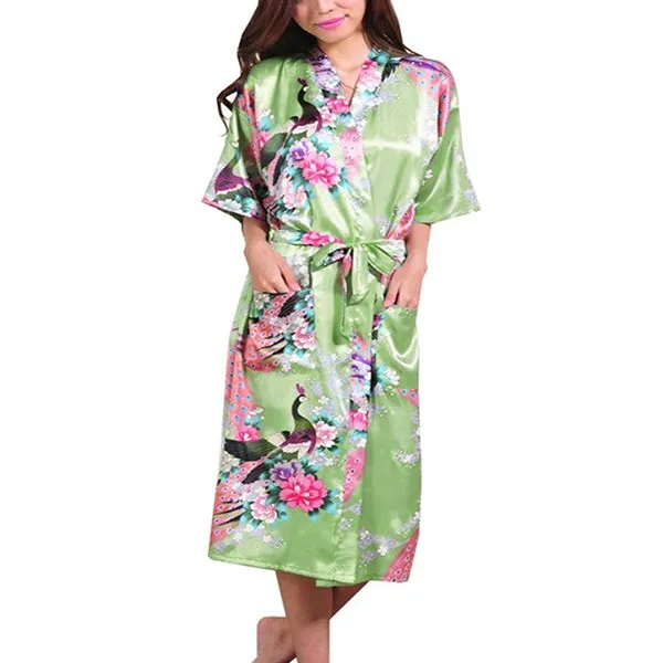 Medium Length Womens Robes - 2 to 18 - Floral Bride & Bridesmaid Robes