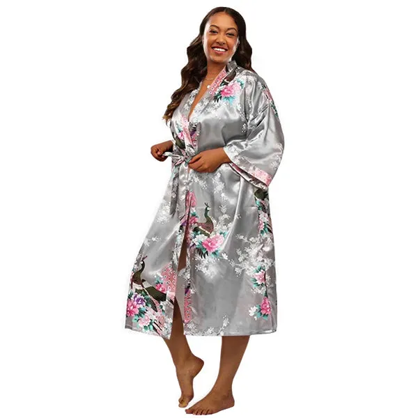 Medium Length Womens Robes - 2 to 18 - Floral Bride & Bridesmaid Robes