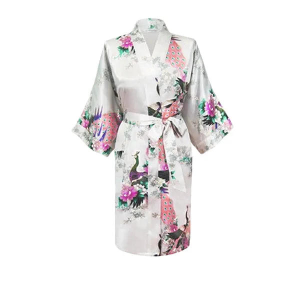 Medium Length Womens Robes - 2 to 18 - Floral Bride & Bridesmaid Robes