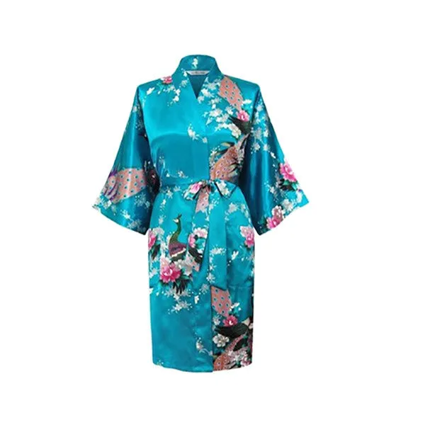 Medium Length Womens Robes - 2 to 18 - Floral Bride & Bridesmaid Robes