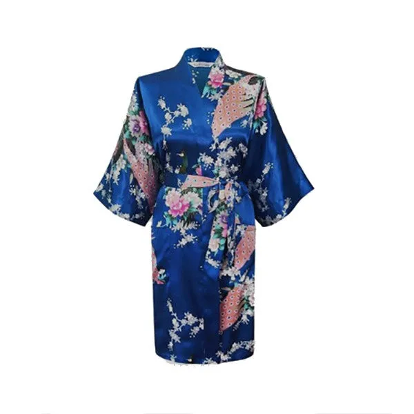 Medium Length Womens Robes - 2 to 18 - Floral Bride & Bridesmaid Robes