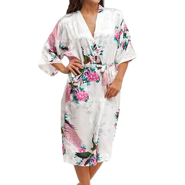 Medium Length Womens Robes - 2 to 18 - Floral Bride & Bridesmaid Robes