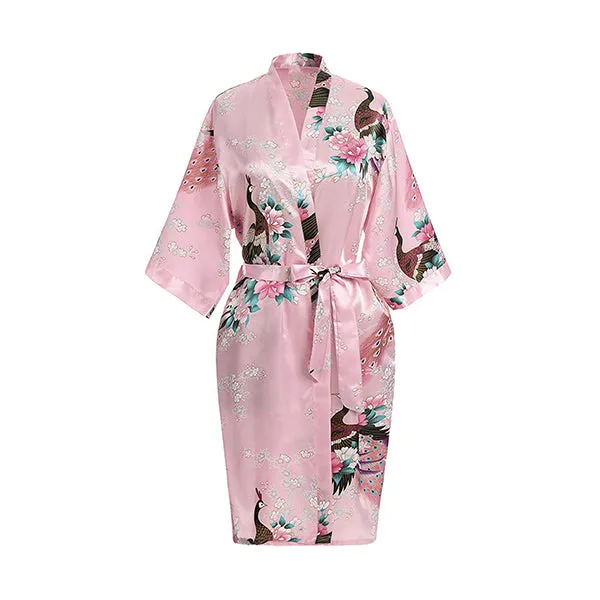 Medium Length Womens Robes - 2 to 18 - Floral Bride & Bridesmaid Robes