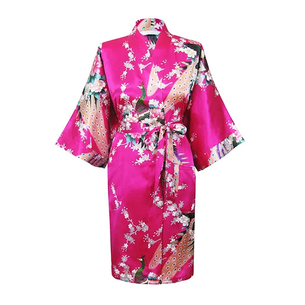 Medium Length Womens Robes - 2 to 18 - Floral Bride & Bridesmaid Robes