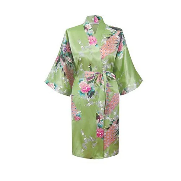 Medium Length Womens Robes - 2 to 18 - Floral Bride & Bridesmaid Robes