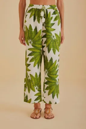 Palm Fan Pants