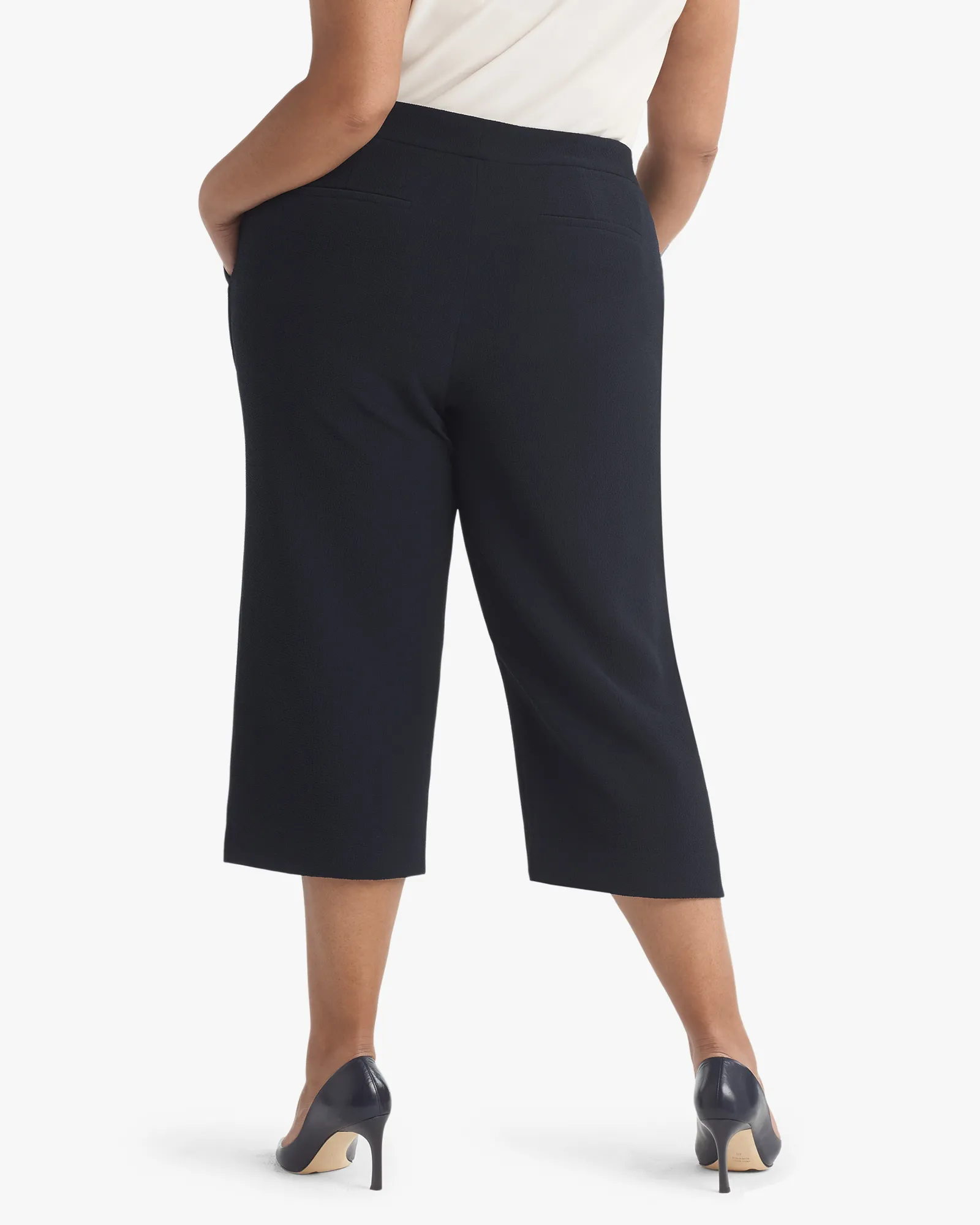 Pippa Crop Pant | Navy