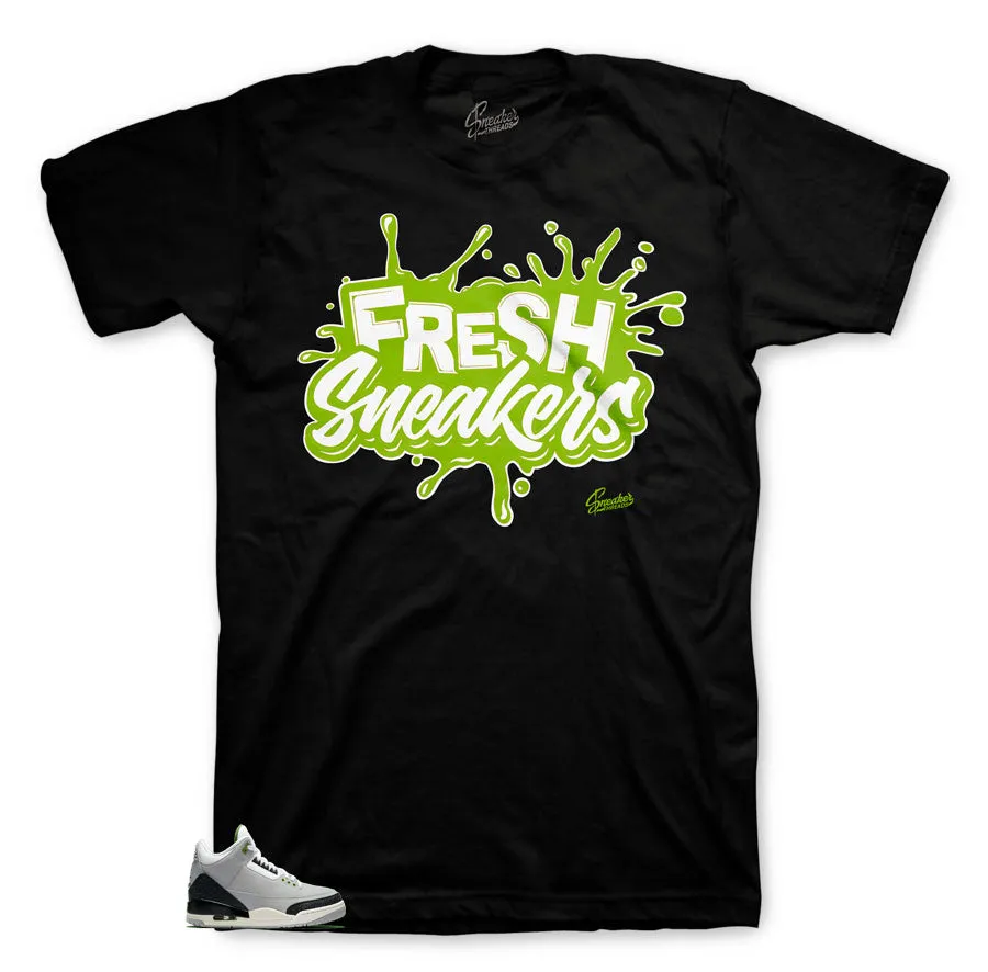 Retro 3 Chlorophyll Fresh Sneakers Shirt