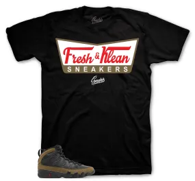 Retro 9 Olive Fresh & Klean Shirt