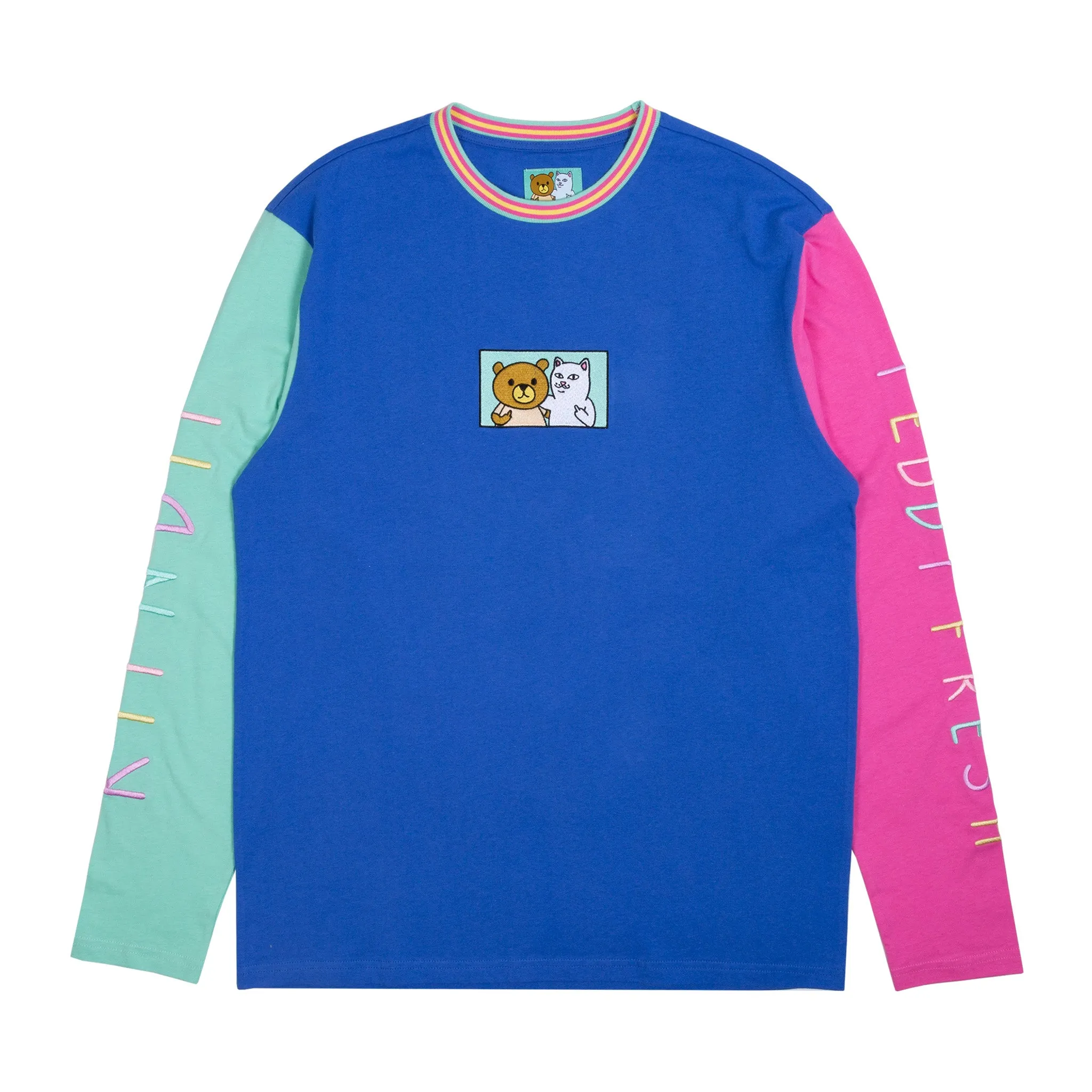 Ripndip Teddy Fresh 2.0 Color Block L/S (Multi)